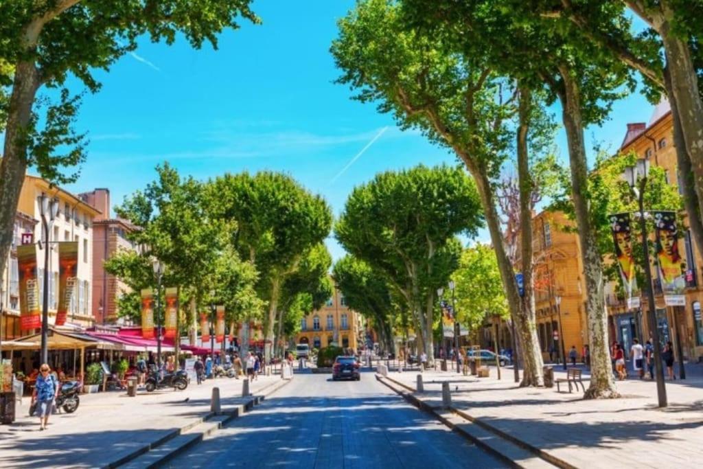 Charmant T3 Centre Historique, Parking Aix-en-Provence Luaran gambar